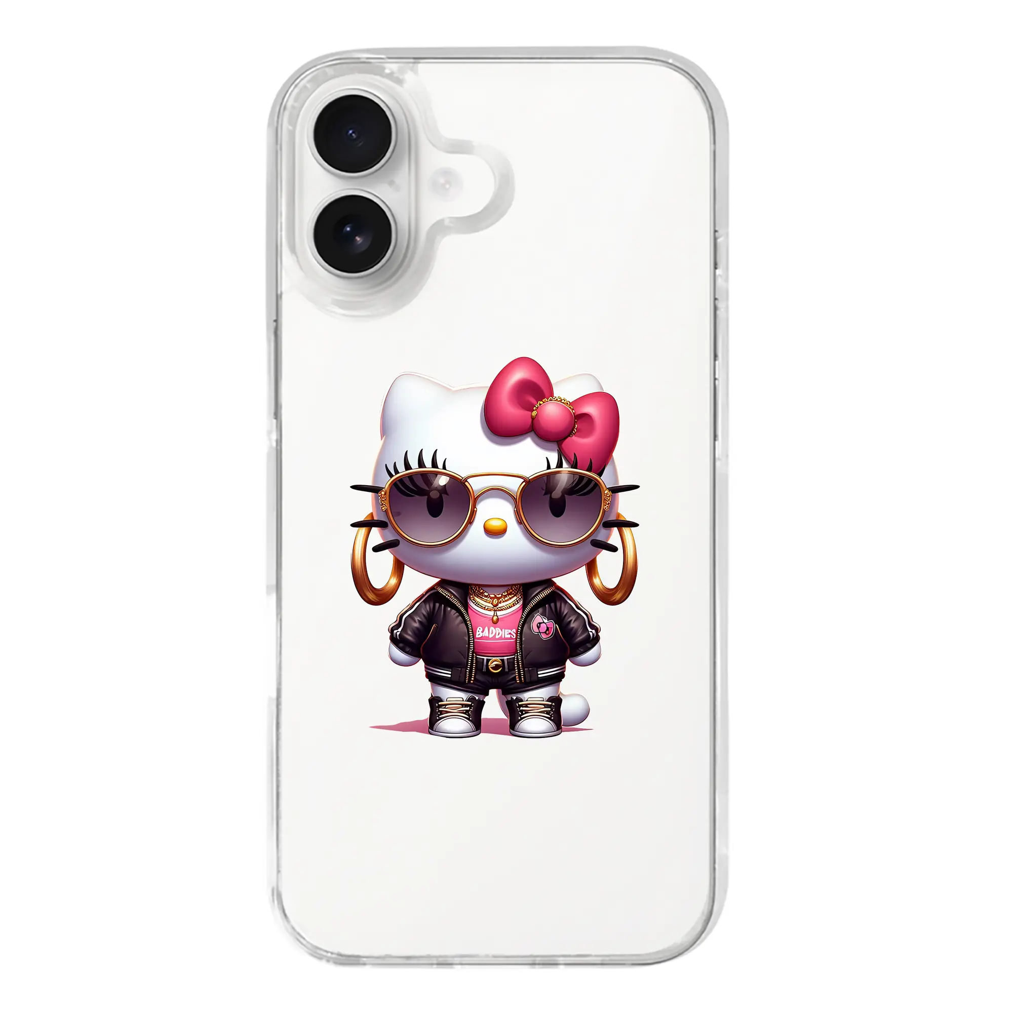 サンリオ グッズ,ハローキティ - iPhone 17シリーズ 透明スマホケース – 薄型・耐衝撃・精密フィット保護カバー